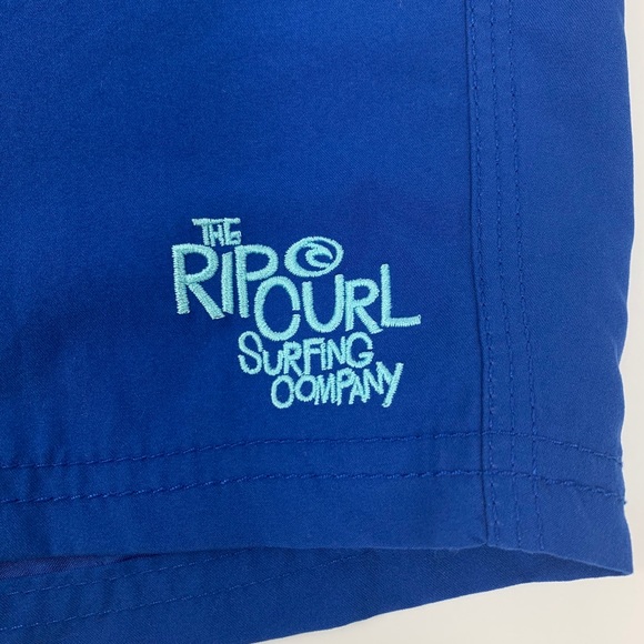 Rip Curl Shorts Tie Waist Two Back Velcro Pockets - Picture 4 of 6